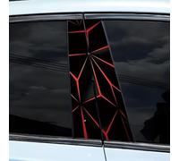 Decalcomania impermeabile per montante della portiera dell'auto, con effetto crepa 3D con materiale PET resistente ai graffi, offre protezione UV, adatta per una varietà di veicoli (C)