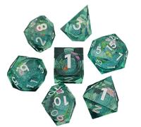 Decalcomania In Resina Sabbie Mobili per DND Dice Coc Running Group Dice Dn5374