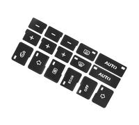 Decalcomania interruttore radio Compatibile Con A4 Per B6 Per B7 2000 2001 2002 2003 2004 2005 2006-2008 Adesivi Per La Riparazione Del Pulsante Di Controllo Dell'aria Condizionata Per Auto