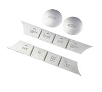 Decalcomania interruttore radio Compatibile Con Benz Per Per W204 Per S204 Per C204 2011-2014 10 Pezzi Di Rivestimento Per Pulsante Aria Condizionata Per Console Centrale Auto