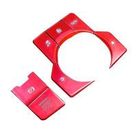 Decalcomania interruttore radio Compatibile Con Mazda Per CX-9 2016-2019 Per CX-5 2016-2020 Freno A Mano Elettronico Pulsante Multimediale Adesivo Per Console Centrale