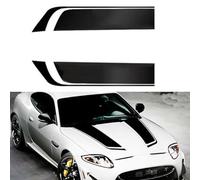 Decalcomania lavabile per cofano auto, confezione da 2, colore: | Materiale PVC di alta qualità, resistente alle intemperie, non sbiadisce, si adatta alla maggior parte dei cofani auto