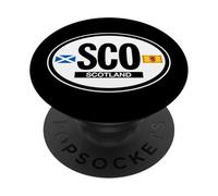 Decalcomania ovale per auto, con bandierine PopSockets PopGrip Adesivo