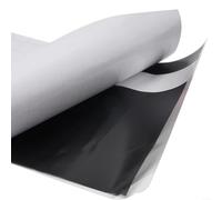 Decalcomania per cofano anteriore, nero opaco con strisce rosse da rally per lo stile del veicolo ispirato alle corse