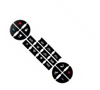 Decalcomania Per Interni Compatibile Con GMC Per Acadia 2007 2008 2009 2010 2011 Kit Di Riparazione Del Pulsante Del Cruscotto Adesivo Di Ricambio Accessori Per Interni Auto Strumenti