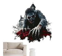 Decalcomania Per Pavimenti A Mano Horror 3D - Adesivo Da Parete Di Halloween Rimovibile | Creepy Ghost Hand Vinyl Art | Decorazione Di Buccia E Bastoncini Spaventosi Per Il Bagno Per Interni Da Bagno