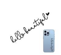 Decalcomania per specchietti per auto Hello Beautiful,Decalcomania per specchietti Hello Beautiful, Decalcomania decorativa per finestrino 'auto, per specchietti per auto, decalcomania autoa