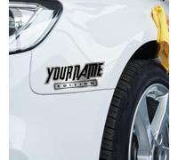Decalcomania personalizzata per auto, emblemi 3D, per auto, camion, moto, barche (12,7 cm, 7 cm)