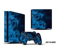 Decalcomania Protezione Per PS4 SLIM Playstation 4 Console + Joystick Adesivi IF