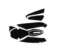 Decalcomania protezione serbatoio Per Motocicletta Scrub Tank Pad Protector Decalcomania Gas Fuel Trazione Laterale Accessori Per Forza NSS350 Per 350