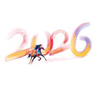 Decalcomania statica in PVC per vetro, con grafica in stile nordico e messaggistica festiva di Capodanno 2026 (B)