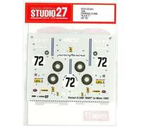 Decalcomania STUDIO27 1/24 Ferrari512BB"N.A.R.T"LM'82 DC301