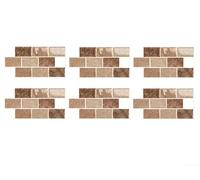 Decalcomanie 3D epossidiche autoadesive per pareti della cucina, in PVC, impermeabili, resistenti all'olio, decorazione per la ristrutturazione della casa moderna (D-005)