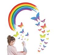 Decalcomanie a forma di farfalla da parete, adesivi per finestre,Adesivi murali cartoni animati | Simpatici adesivi murali, decorazioni creative per la cameretta dei bambini, l'asilo, la sala giochi