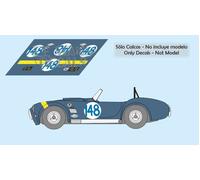 Decalcomanie AC Cobra Targa Florio 1964 1:32 1:24 1:43 1:18 1:64 1:87...