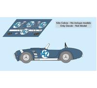 Decalcomanie AC Cobra Targa Florio 1964 1:32 1:24 1:43 1:18 1:64 1:87...