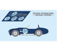 Decalcomanie AC Cobra Targa Florio 1966 1:32 1:24 1:43 1:18 1:64 1:87 calchi ...