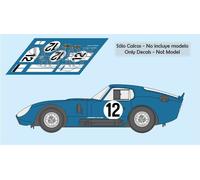 Decalcomanie AC Shelby Cobra Daytona Le Mans 1965 1:32 1:24 1:43 1:18...