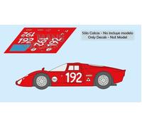 Decalcomanie Alfa Romeo T33 / 2 Targa Florio 1968 1:32 1:43 1:24 1:18 33/2...