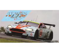 Decalcomanie Aston Martin DBR9 Le Mans 2008 1:32 1:43 1:24 1:18 slot AMR Gulf...