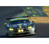 Decalcomanie Aston Martin Vantage GTE Le Mans 2017 1:32 1:43 1:24 1:18 87 slo...