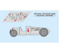 Decalcomanie Auto Union Type C GP di Germania 1936 1:32 24 43 18 slot...