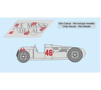 Decalcomanie Auto Union Type C Tripoli GP 1936 1:32 24 43 18 slot calcas...