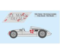 Decalcomanie Auto Union Type D GP di Francia 1938 1:32 24 43 18 slot calcas...