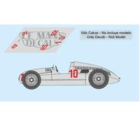 Decalcomanie Auto Union Type D GP di Francia 1938 1:32 24 43 18 slot calcas...