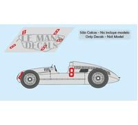 Decalcomanie Auto Union Type D GP di Francia 1938 1:32 24 43 18 slot calcas...