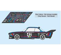 Decalcomanie BMW 3.5 CSL Le Mans 1976 42 43 1:32 1:43 1:24 1:18 slot...