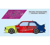 Decalcomanie BMW M3 E30 DTM 1992 Nurburgring 1:32 1:43 1:24 1:18 Nissen...