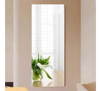 Decalcomanie da parete a specchio personalizzabili fai da te per salotti e bagni, con materiale PET e rimozione dei danni per gli affittuari e frequenti cambiamenti di arredamento