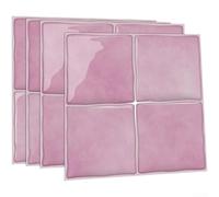 Decalcomanie da parete geometriche retrò 3D impermeabili e piastrelle in vinile per paraschizzi della cucina e pareti interne (D-PBS4)