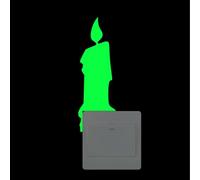 Decalcomanie da parete per camera da Peel and Stick,Adesivo interruttore fosforescente | Adesivi pulsante luce interruttore per decorazioni per pareti camera da