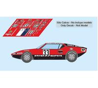 Decalcomanie De Tomaso Pantera Le Mans 1972 30 32 33 1:32 1:43 1:24 1:18 calchi