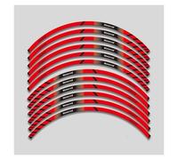 Decalcomanie Decorative Per Moto Adesivo Per Ruote Set Strisce Riflettenti Pneumatici Cerchioni Per S1000RR S1000RRS(Style 1)