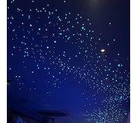 Decalcomanie decorative per soffitto che si illuminano al buio, 633 pezzi, adesivi 3D realistici con cielo stellato, decorazione perfetta per camera da letto dei bambini, regali per camera da letto