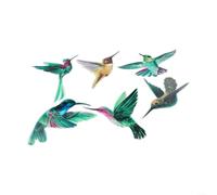 Decalcomanie elettrostatiche deterrenti contro gli uccelli, per strutture commerciali ed educative in vetro, confezione da 6 (#2)