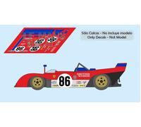 Decalcomanie Ferrari 312PB Watkins Glen 1972 1:32 1:24 1:43 1:18 312 PB Can...