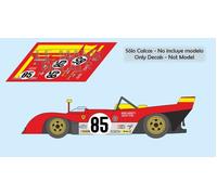 Decalcomanie Ferrari 312PB Watkins Glen 1972 1:32 1:24 1:43 1:18 312 PB Can...