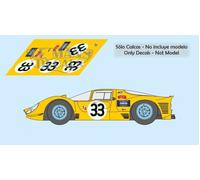 Decalcomanie Ferrari 330 P3/4 Daytona 1967 1:32 1:24 1:43 1:18 330 P4 412P ca...