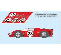 Decalcomanie Ferrari 330 P3/4 Daytona 1967 1:32 1:24 1:43 1:18 330 P4 412P ca...