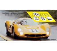 Decalcomanie Ferrari 330 P3 412 P Spa Francorchamps 1967 1:32 1:24 1:43 18...