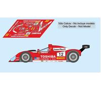 Decalcomanie Ferrari 333SP Le Mans 1998 1:32 1:43 1:24 1:18 slot 333 calcas