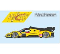 Decalcomanie Ferrari 499 P Hypercar Le Mans 2025 1:32 1:43 1:24 1:18 slot calcas