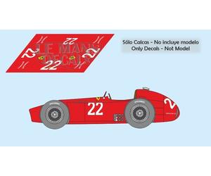 Decalcomanie Ferrari D50 GP D'ITALIA 1956 1:32 24 1:43 18 slot calcas Lancia
