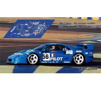 Decalcomanie Ferrari F40 Le Mans 1996 56 1:32 1:24 1:43 1:18 F 40 calca slot ...