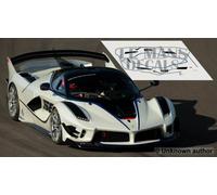 Decalcomanie Ferrari LaFerrari FXX K evo 1:32 1:43 1:24 1:18 decalcomanie slot