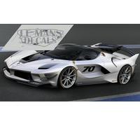 Decalcomanie Ferrari LaFerrari FXX K evo 20 35 70 1:32 1:43 1:24 1:18...